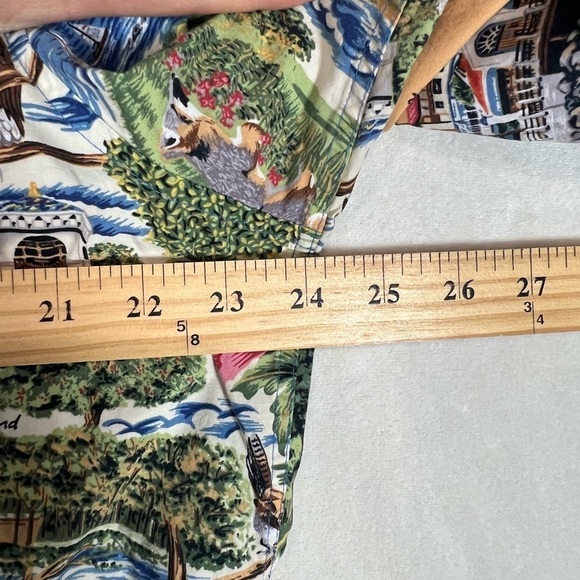 Reyn Spooner Large Classic Short Sleeve Button Front Hawaii Shirt Tiki Bowling - Picture 9 of 11